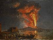 Jacob Philipp Hackert Ausbruch des Vesuvs Spain oil painting artist